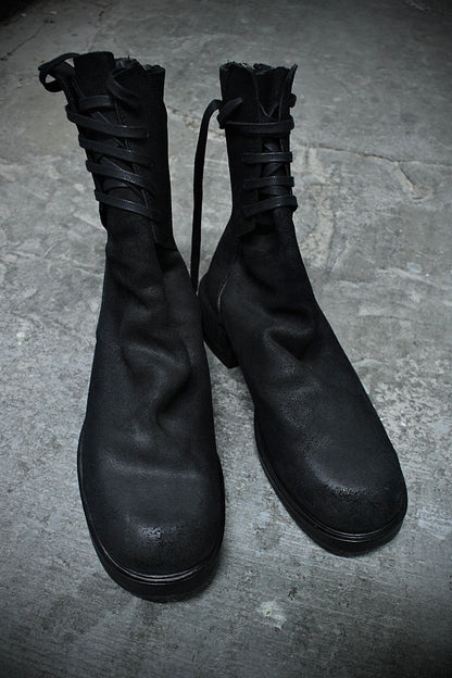 Cinzia Aria CINZIA ARAIA Reverse Cow Leather Back Zip Boots detail | DRIEW GARMENTS