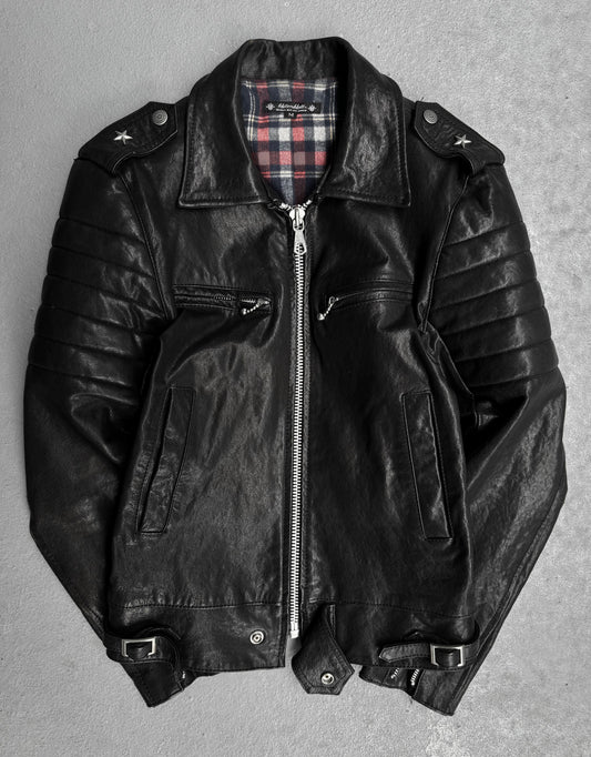 BLUTENBLATT Early 00s Padded Leather Single Riser Jacket