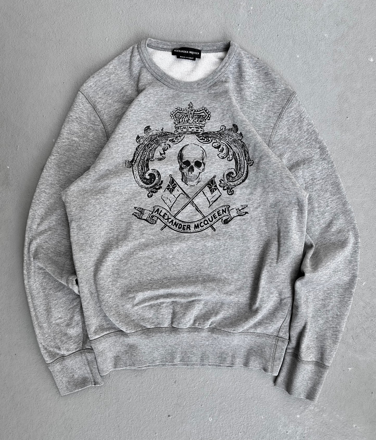 Alexander McQueen Early 00s Skull Motif Sweatshirt