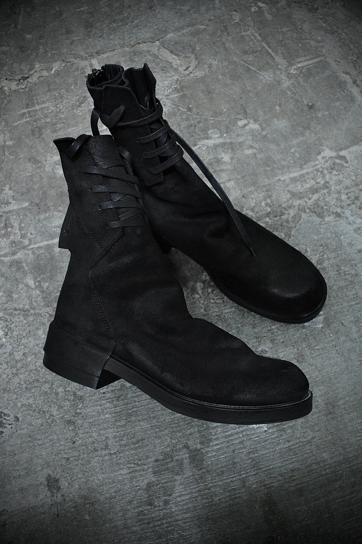 Cinzia Aria CINZIA ARAIA Reverse Cow Leather Back Zip Boots | Archive Fashion Toronto