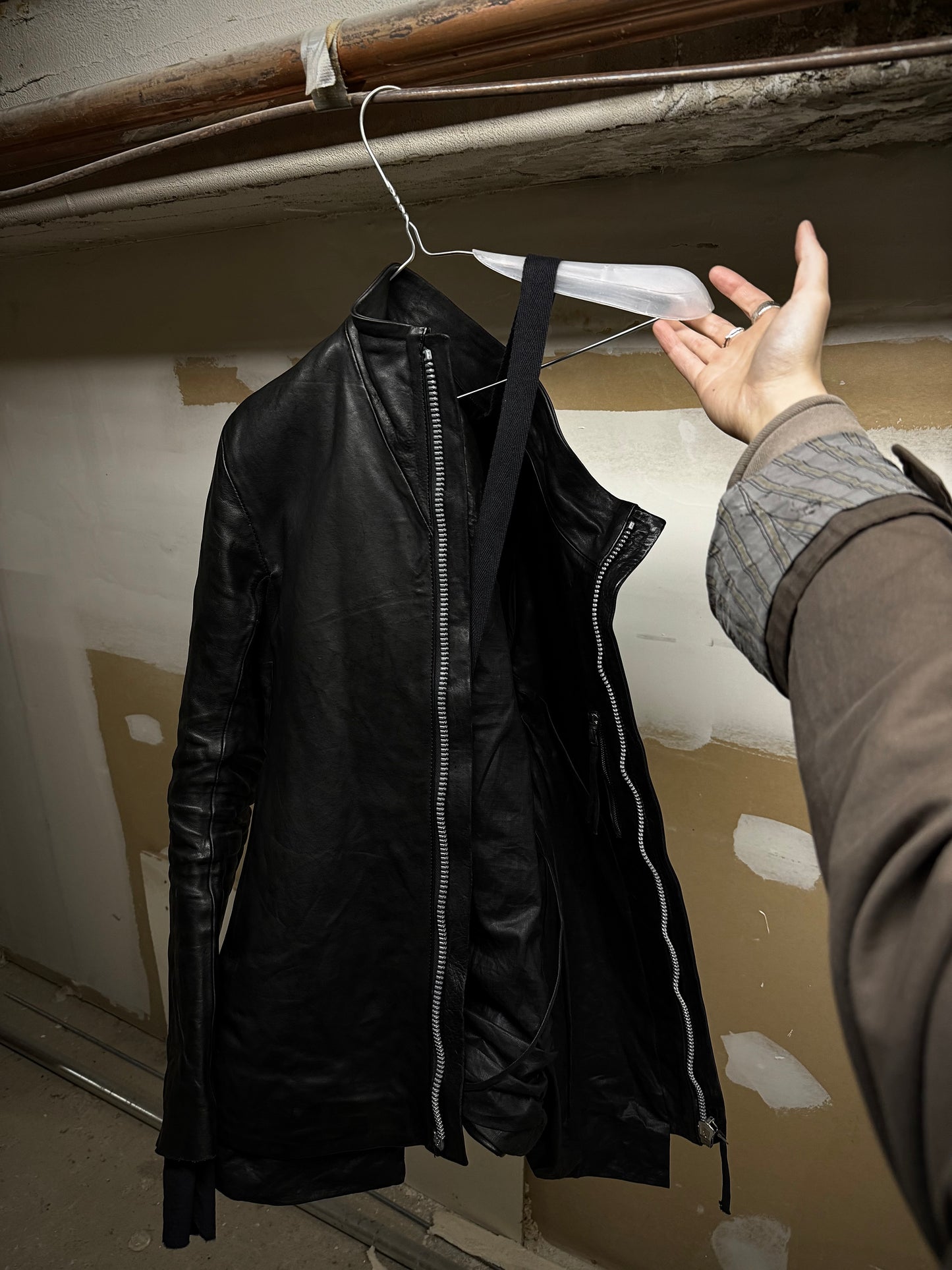 Boris Bidjan Saberi x Style Zeitgeist AW16 'J1 F251' Body Molded Horse Leather Jacket