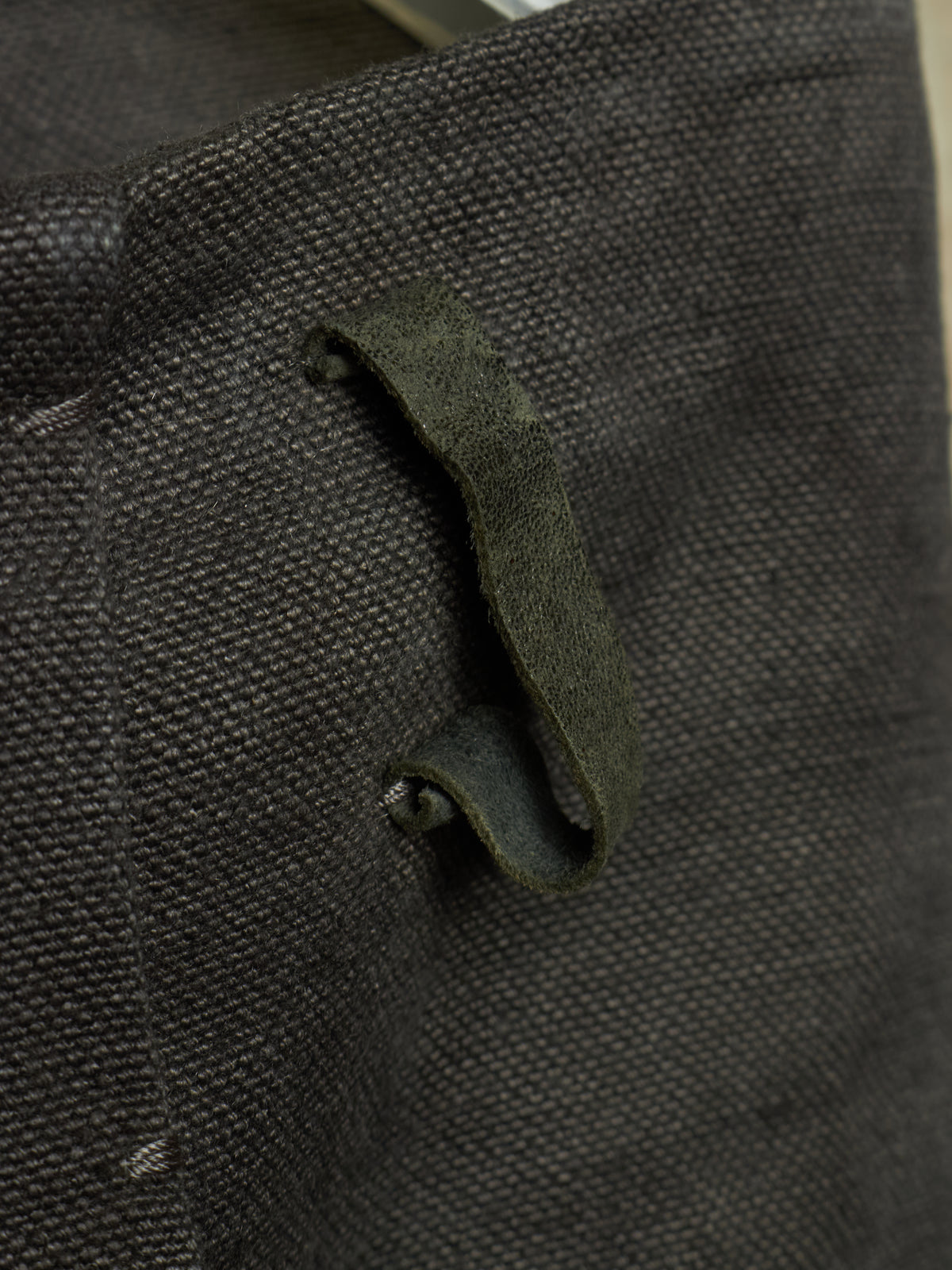 A DICIANNOVEVENTITRE (A1923) Grey Overlock Heavy Linen Pants