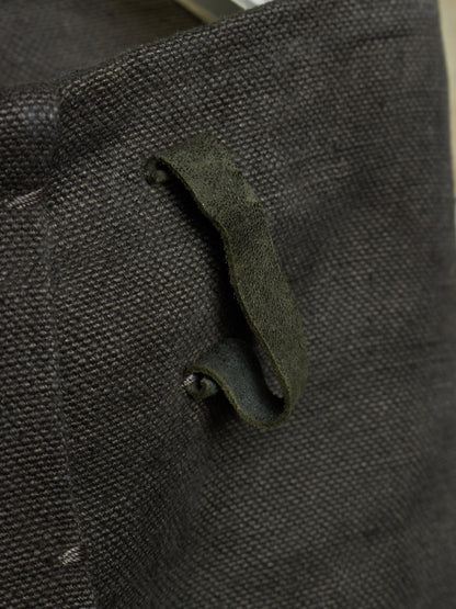 A DICIANNOVEVENTITRE (A1923) Grey Overlock Heavy Linen Pants