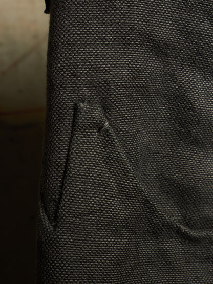 A DICIANNOVEVENTITRE (A1923) Grey Overlock Heavy Linen Pants