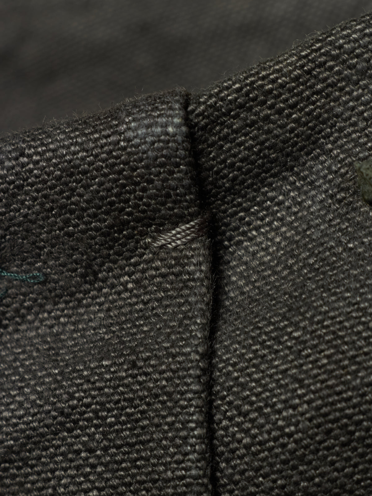 A DICIANNOVEVENTITRE (A1923) Grey Overlock Heavy Linen Pants