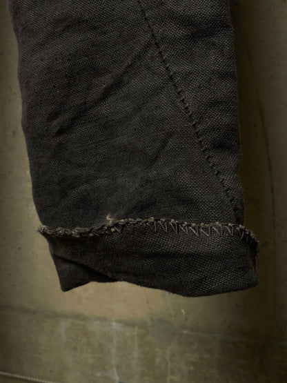 A DICIANNOVEVENTITRE (A1923) Grey Overlock Heavy Linen Pants