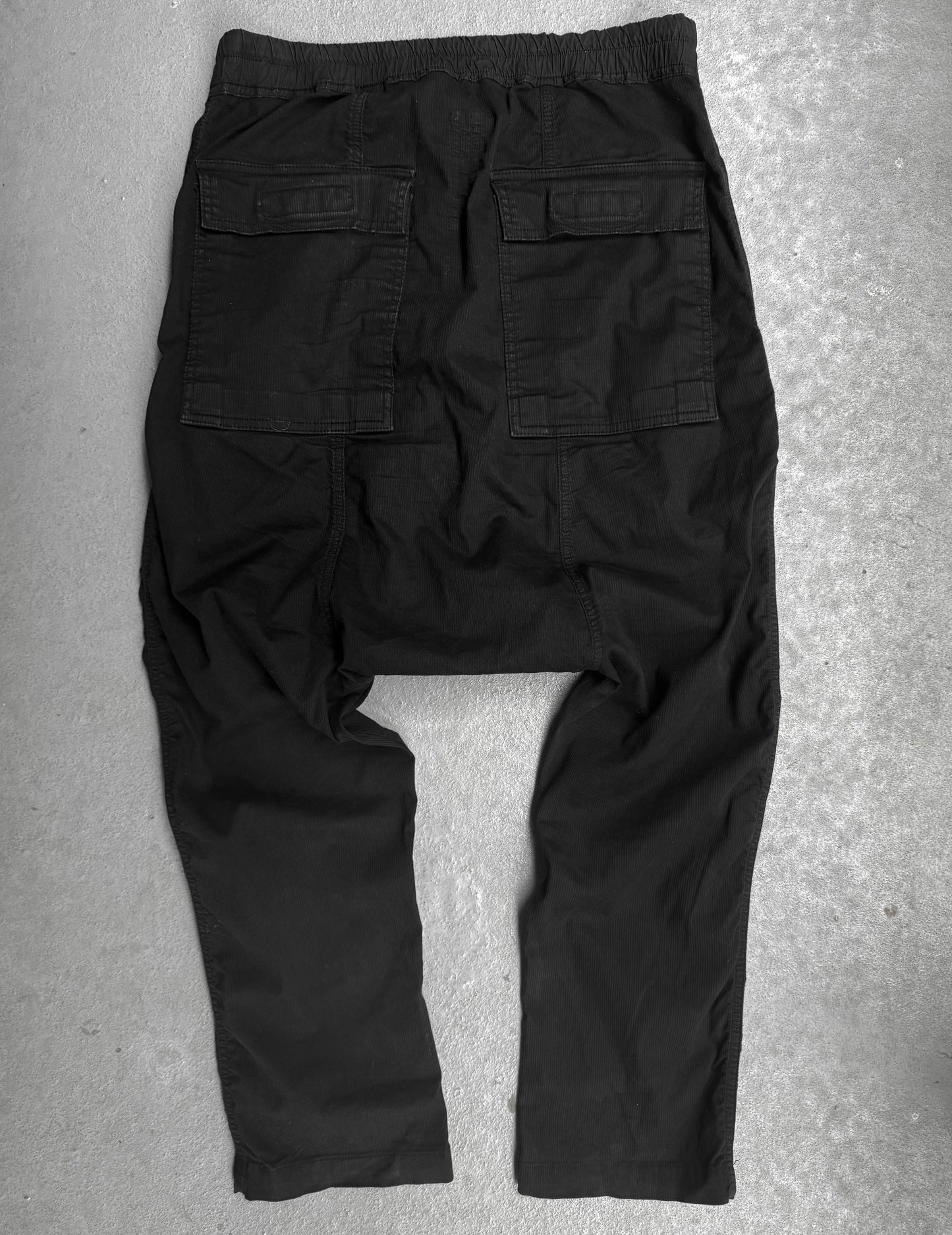 Rick Owens DRKSHDW SS16 "CYCLOPS" Drop-crotch Drawstring Pants