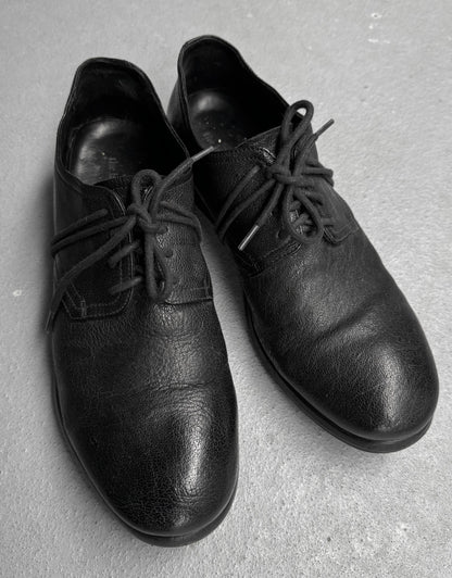 the last conspiracy 'BAUG' Camel Leather Derbies