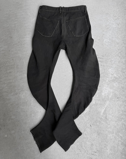 Carol Christian Poell ‘JM/2250 KIT-BW’ Overlock-Stitching J-Cut Denim