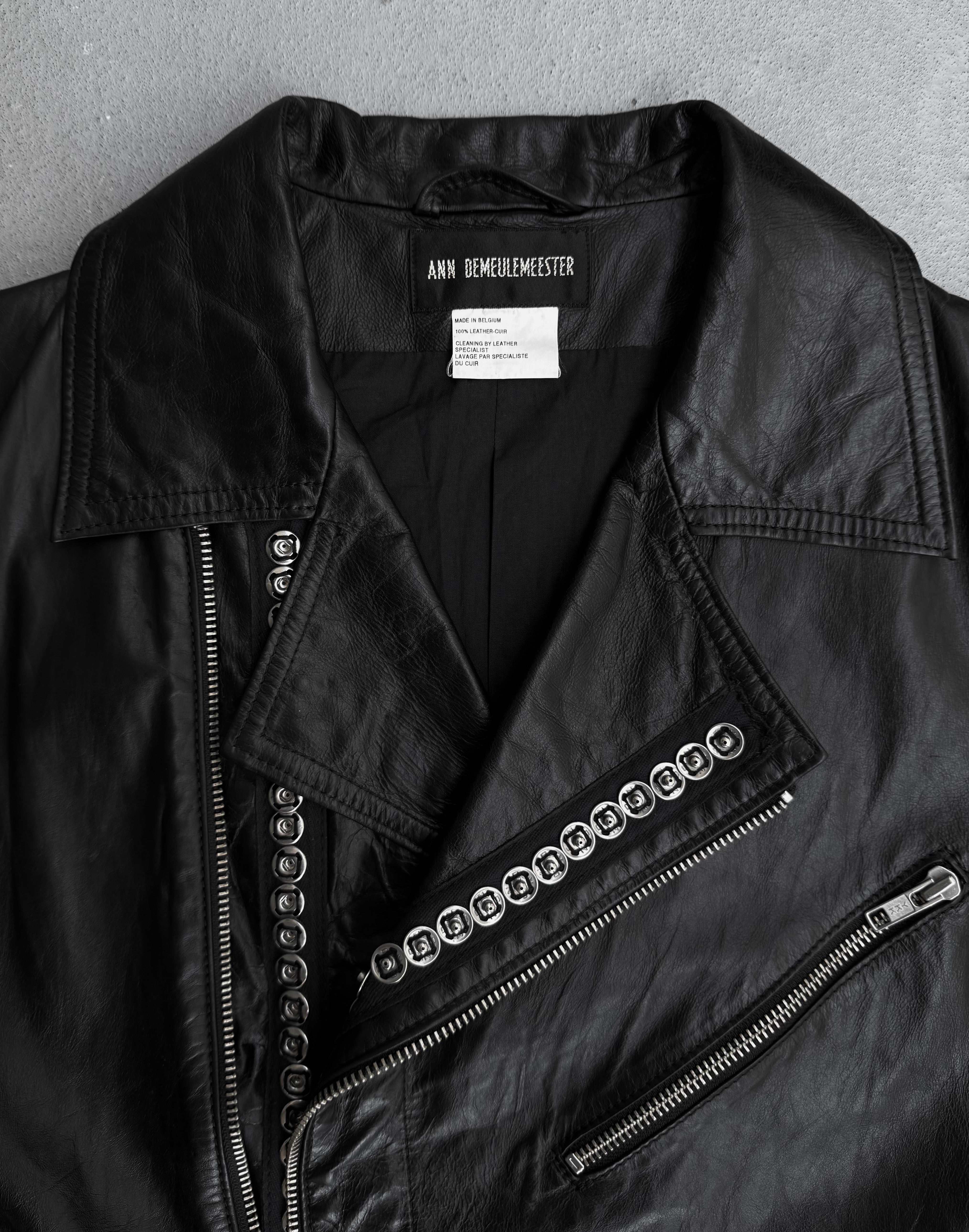 Ann Demeulemeester SS01 Studded Leather Vest – DRIEW