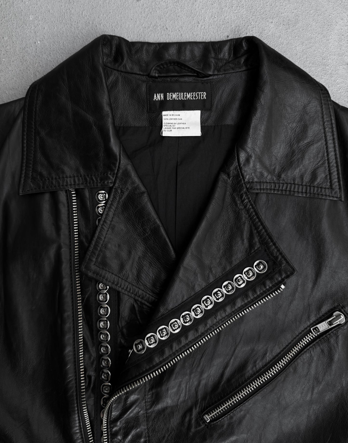 Ann Demeulemeester SS01 Studded Leather Vest