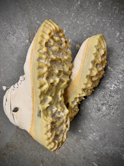 Carol Christian Poell 'AM/2684 CUBS-PTC/01' Object Dyed One-Piece Prosthetic Ankle Rubber Drip Work Boot