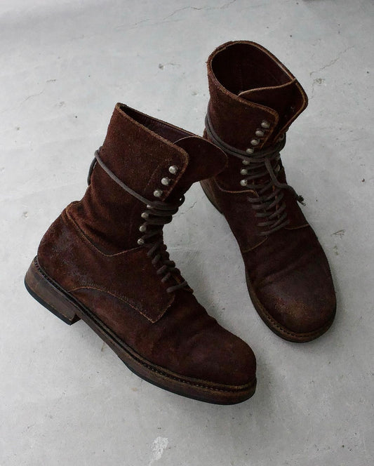 Mihara Yasuhiro AW10 Foldable Suede Leather Boots