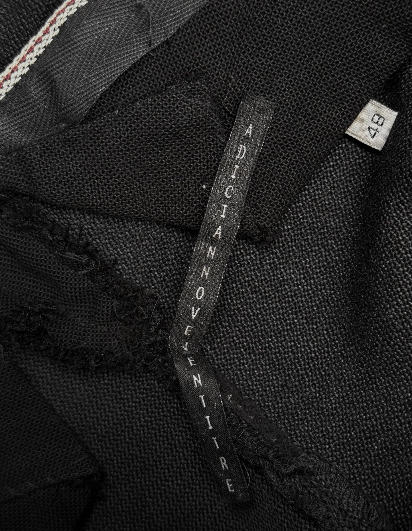 A DICIANNOVEVENTITRE (A1923) Selvedge Overlock Linen Denim