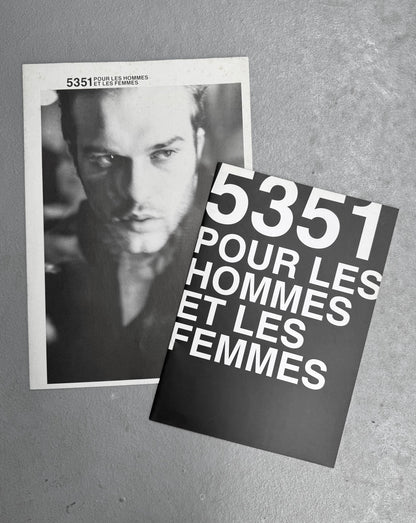 5351 Pour Les Hommes & Les Femmes Early 00s Collection Set of 2 Look Books