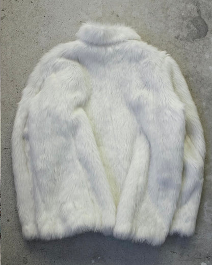 20471120 CONDIRE Early 00s Mink Faux Fur Bomber Jacket