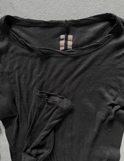 Rick Owens SS13 "ISLAND" BLACK Sheer Long-sleeves detail | DRIEW GARMENTS