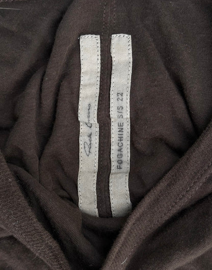 Rick Owens SS22 "FOGACHINE" Oxblood Double Layer T-shirt