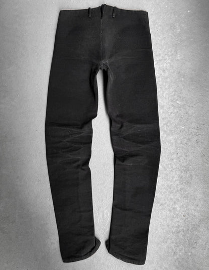 A DICIANNOVEVENTITRE (A1923) Selvedge Overlock Linen Denim