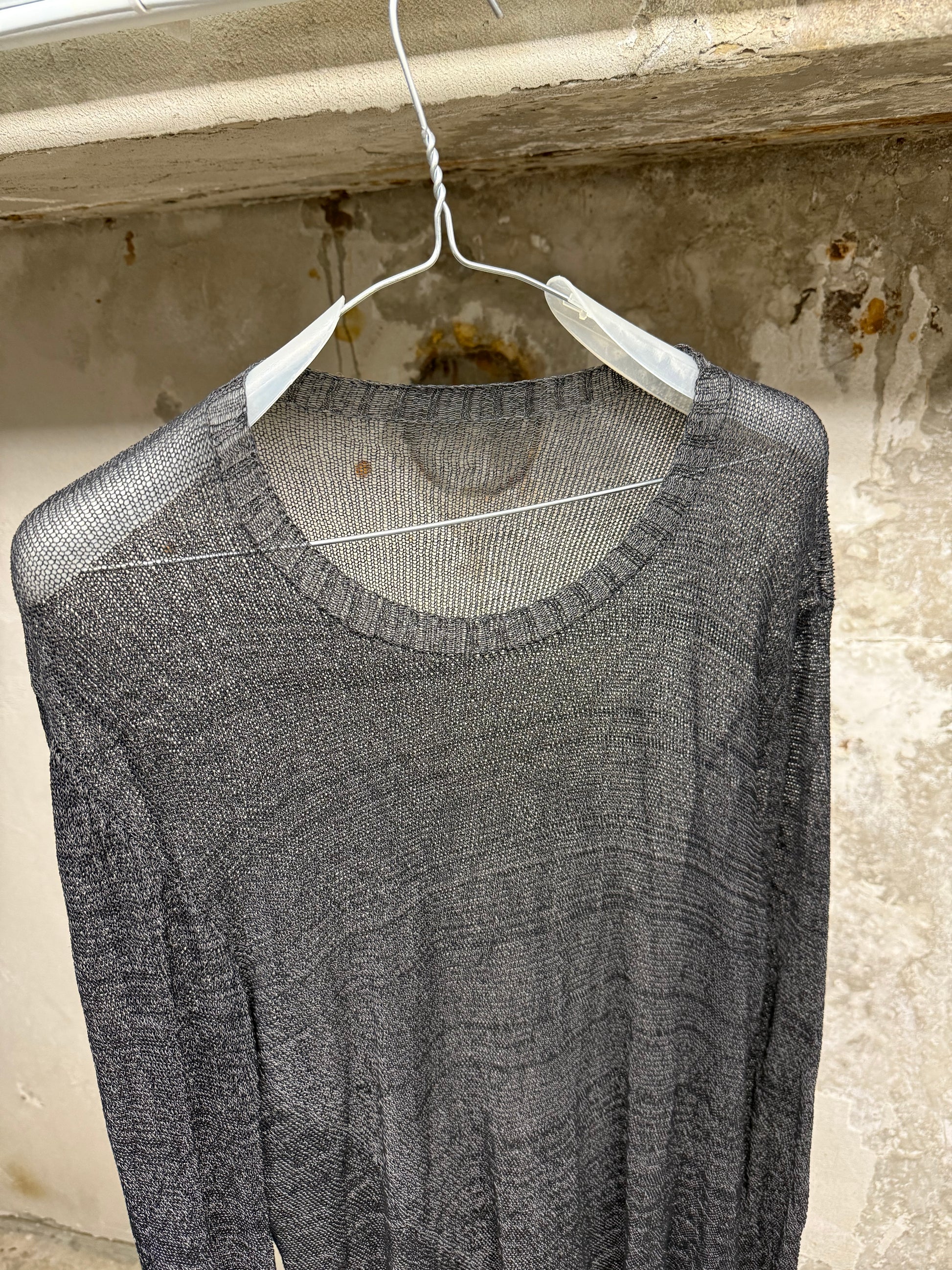 DEEPTI Collection °022-023 'K-164 LUX-96L' Reflective Longsleeve Knit detail | DRIEW GARMENTS
