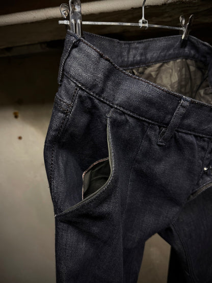 DEVOA 2010s Indigo Chain Seam J-Cut Selvedge Denim detail | DRIEW GARMENTS