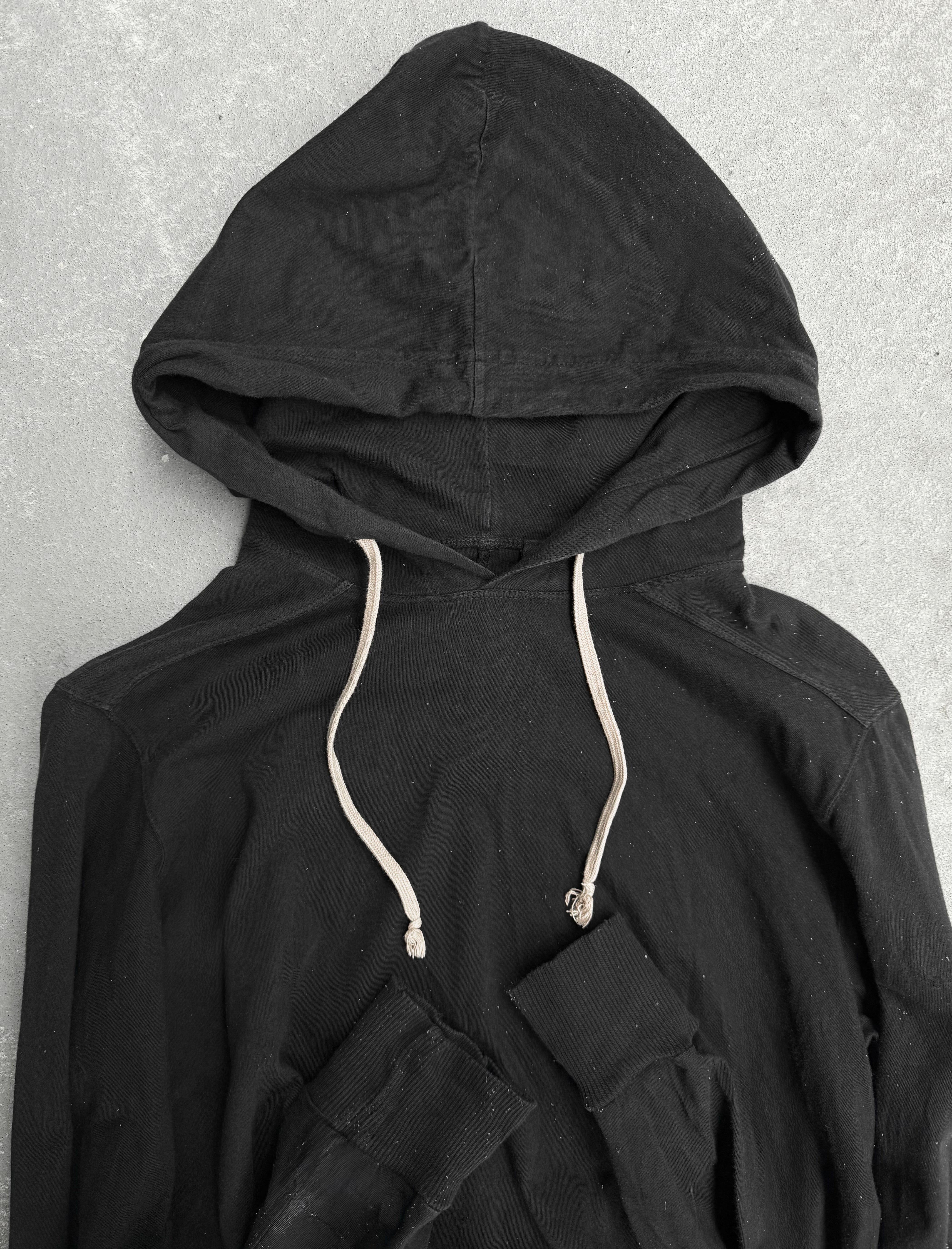 Rick Owens DRKSHDW SS13 Island Hooded Long-sleeve Black – DRIEW
