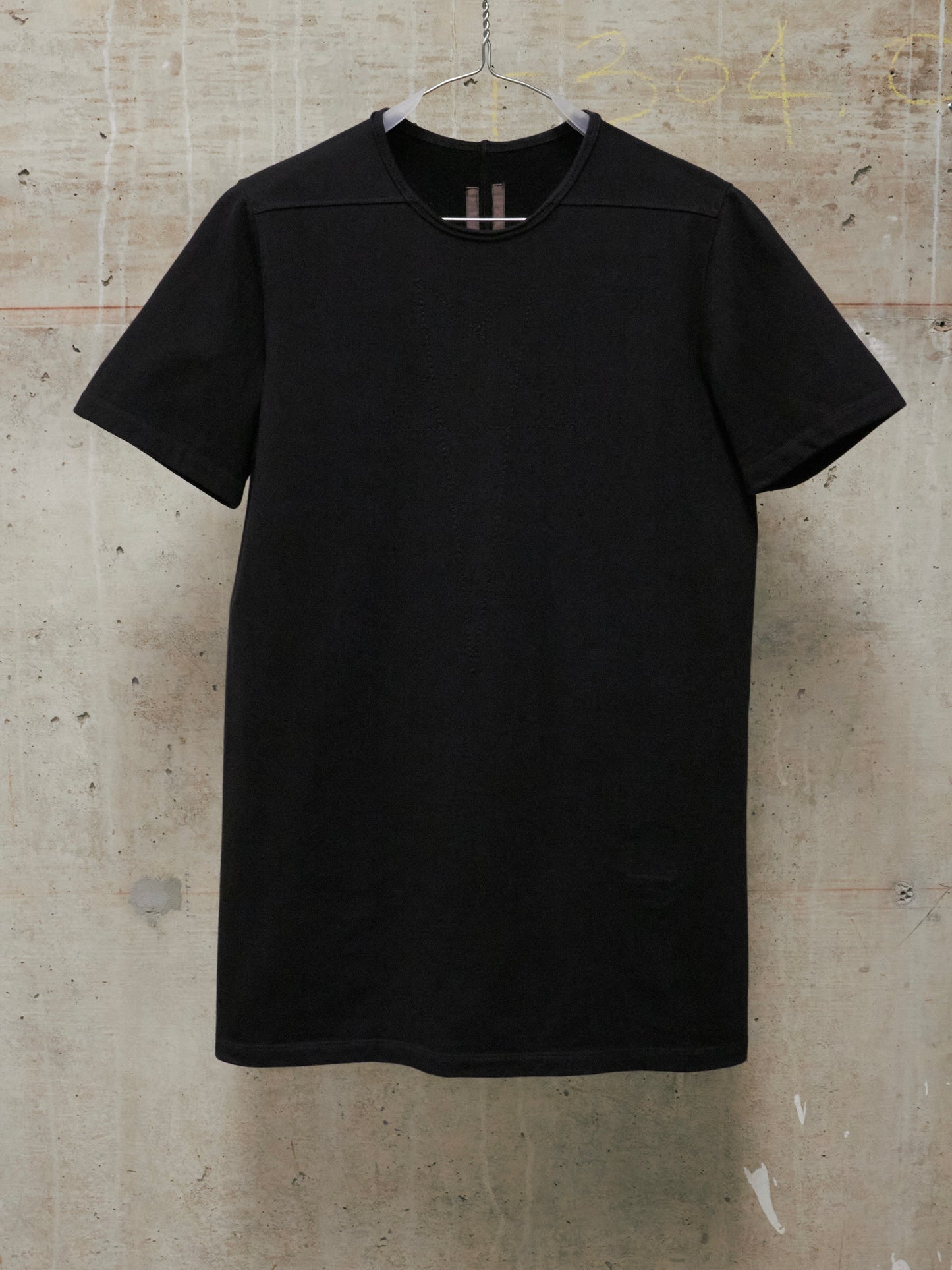 Rick Owens DRKSHDW AW15 "SPHINX" Cotton Fleece Embroidered Pentagram T-shirt
