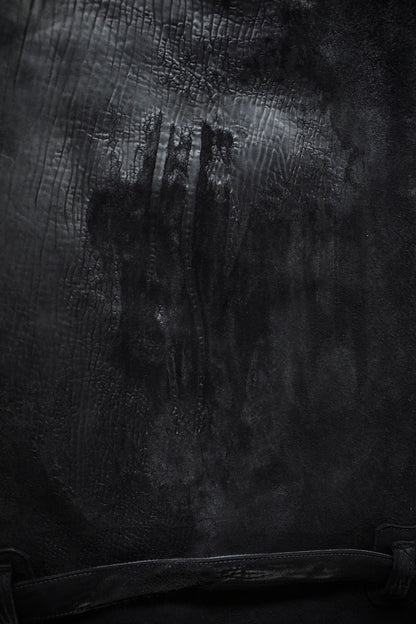 Carol Christian Poell 'AM/2608 CUBS-PTC/010' Object-dyed Horse Culatta Leather Vest Bag detail | DRIEW GARMENTS