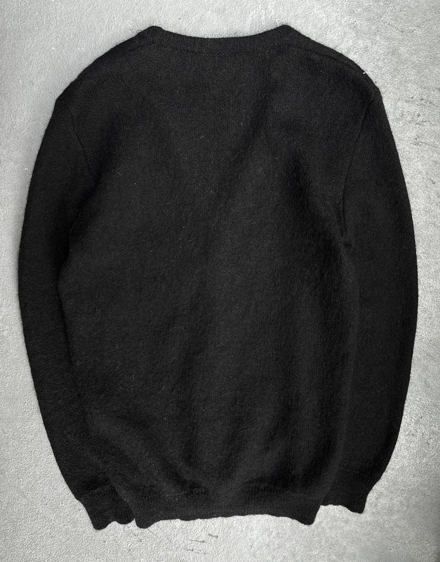Saint Laurent Paris AW15 Swarovski Embellished Mohair Cardigan