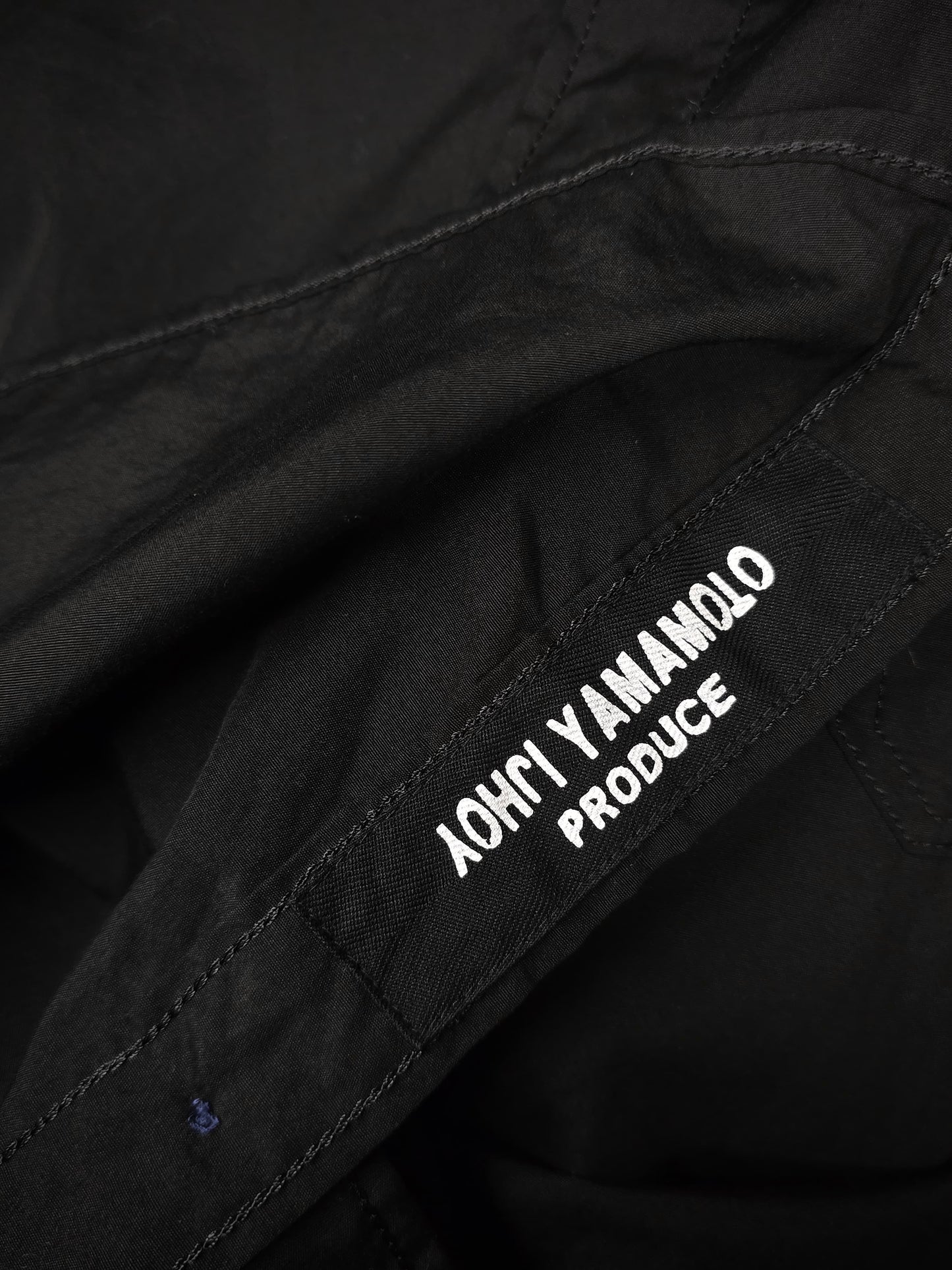 Yohji Yamamoto POUR HOMME SS25 Classic Oversized Shirt detail | DRIEW GARMENTS