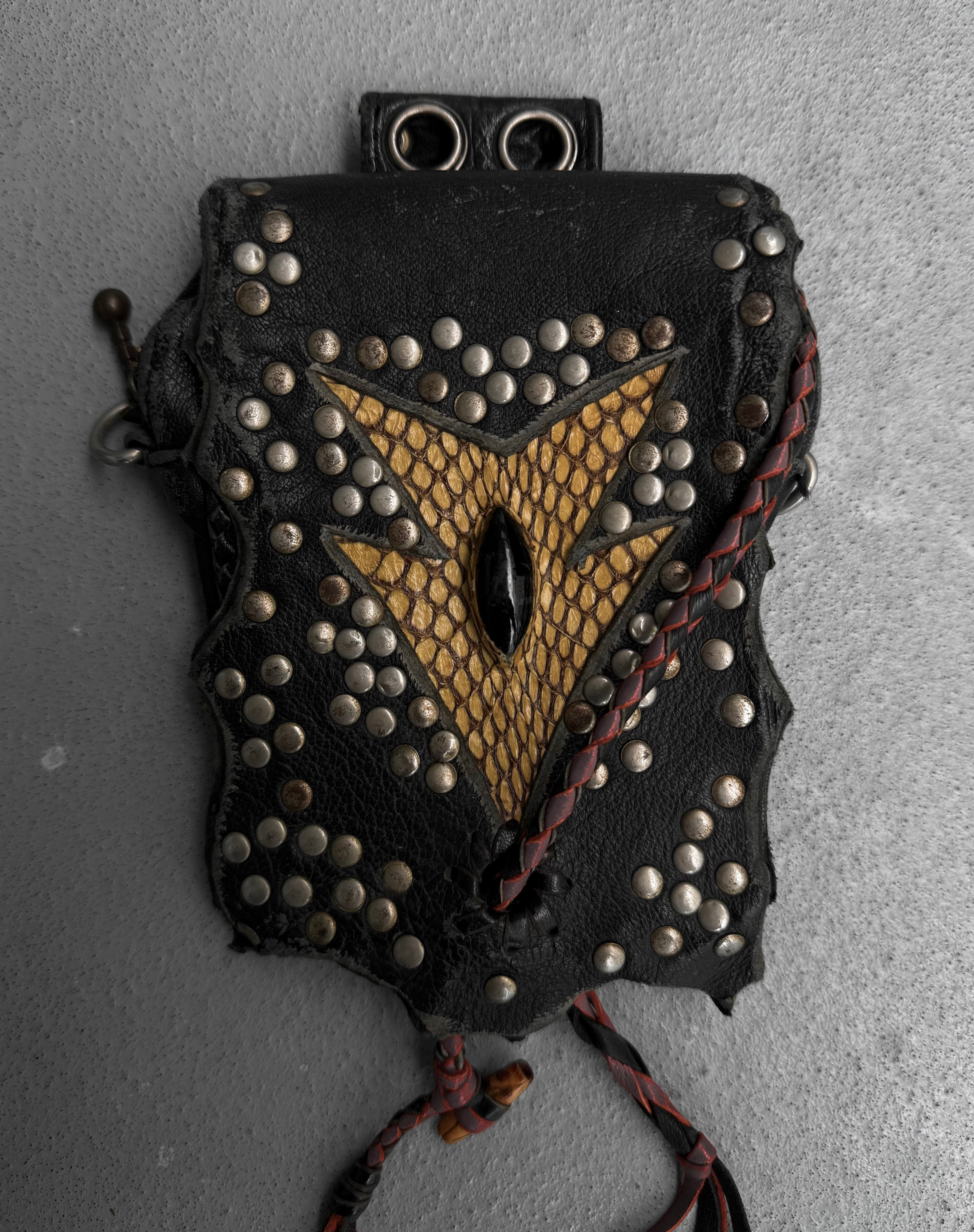 KMRii Early 00s Custom 'Dragon Eye' Leather Zip Pouch – DRIEW