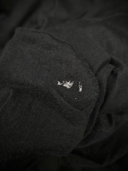 Rick Owens AW16 "MASTODON" Black Sheer Longline Level T-shirt detail | DRIEW GARMENTS