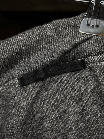 14thAddiction Early 00s Grey French Terry Drop-crotch Shorts detail | DRIEW GARMENTS