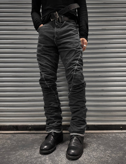 Carol Christian Poell AW06-07 'JM/2181' Twisted Overlock Denim