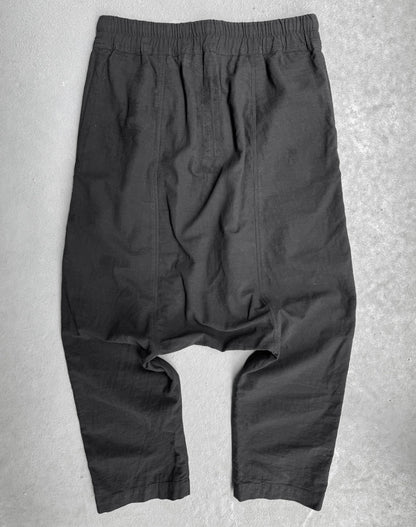 Rick Owens SS18 “DIRT” Lightweight Cotton Drop-crotch Pants