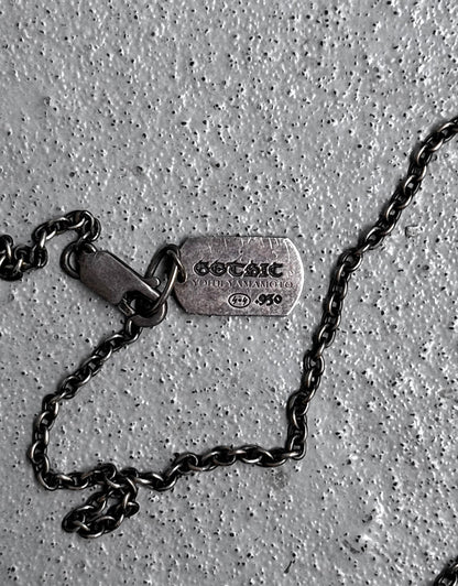 GOTHIC by Yohji Yamamoto 2018 Glass Holder .950 Silver Pendant Necklace
