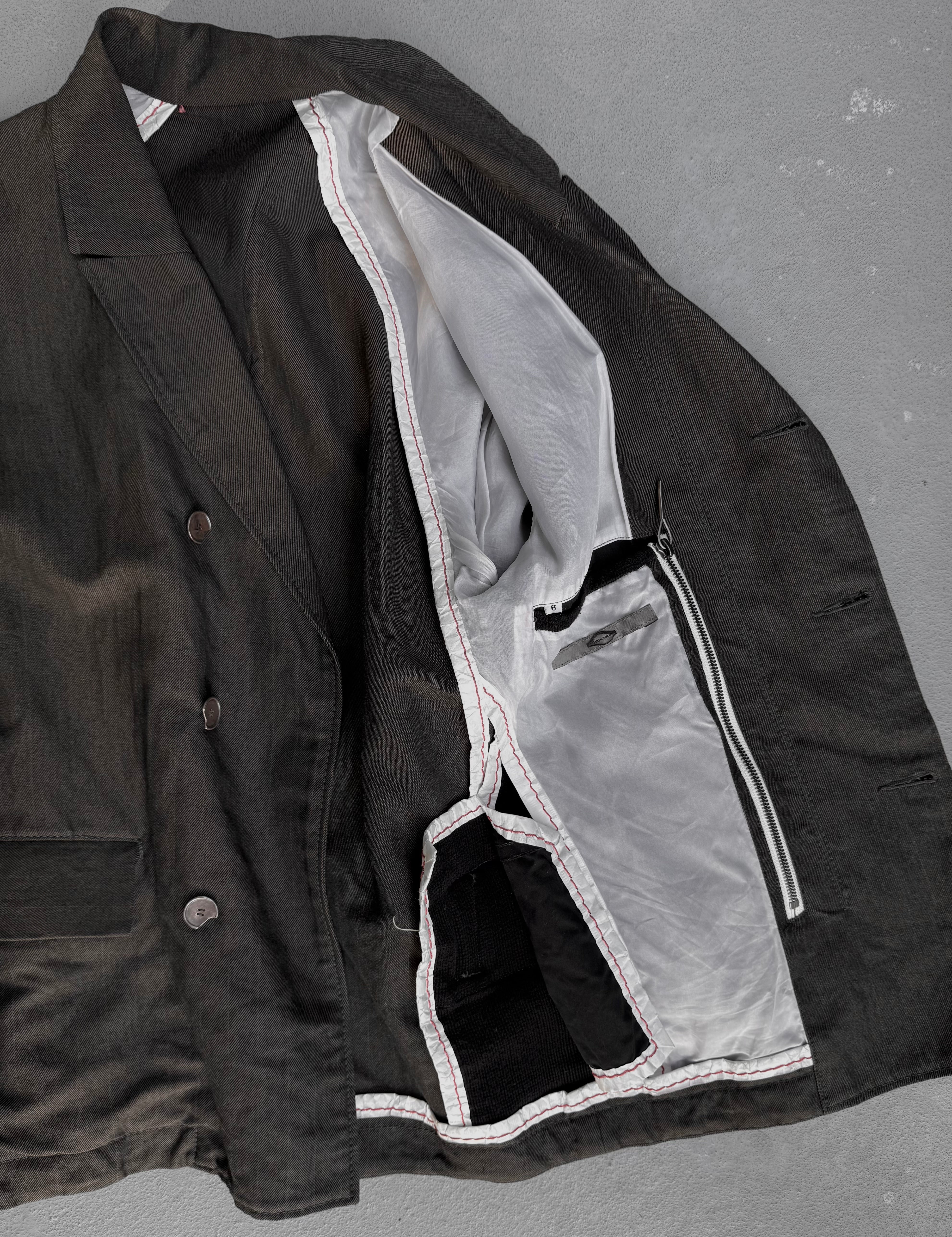 ジャケット・アウター Taichi Murakami work blazer Paul Harnden hide-m | TAICHI MURAKAMI Double Breasted Work Blazer, black