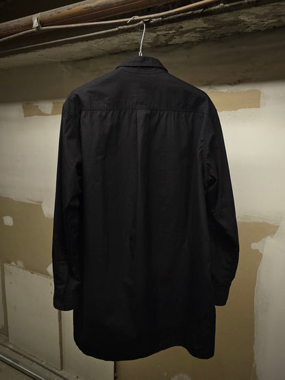 Yohji Yamamoto POUR HOMME SS25 Classic Oversized Shirt detail | DRIEW GARMENTS