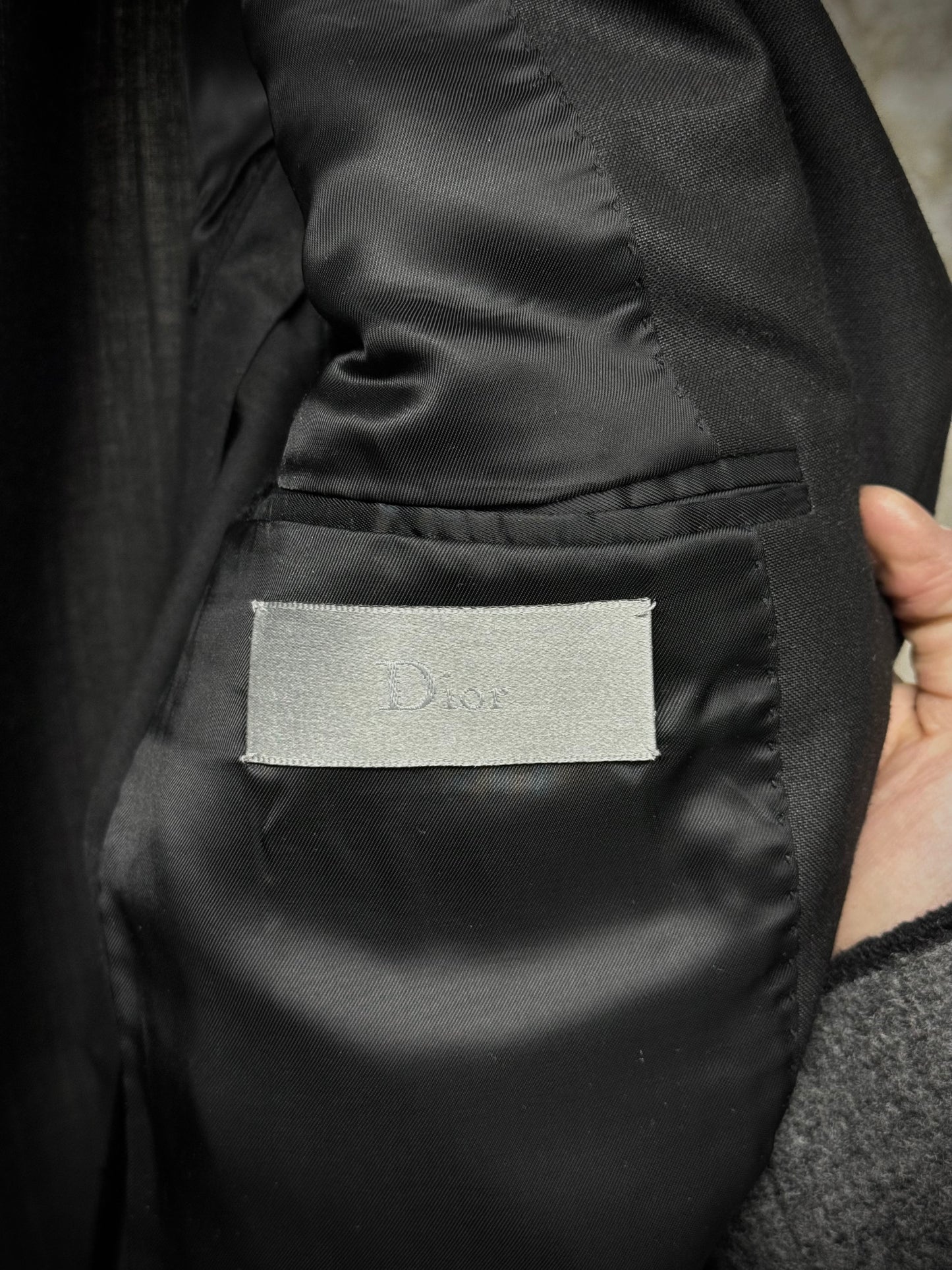 DIOR HOMME by Hedi Slimane SS07 "We Look Good Together" Metallic Two-Button Blazer