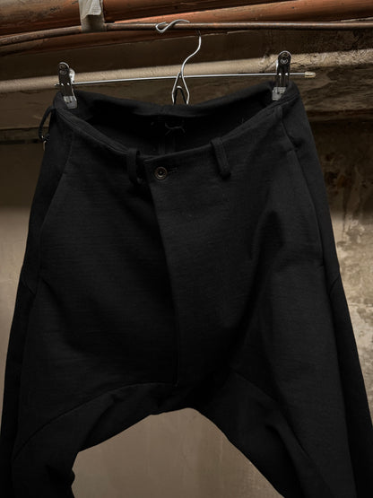 N/07 Articulated Cut Drop-crotch Jersey Sarrouel Pants