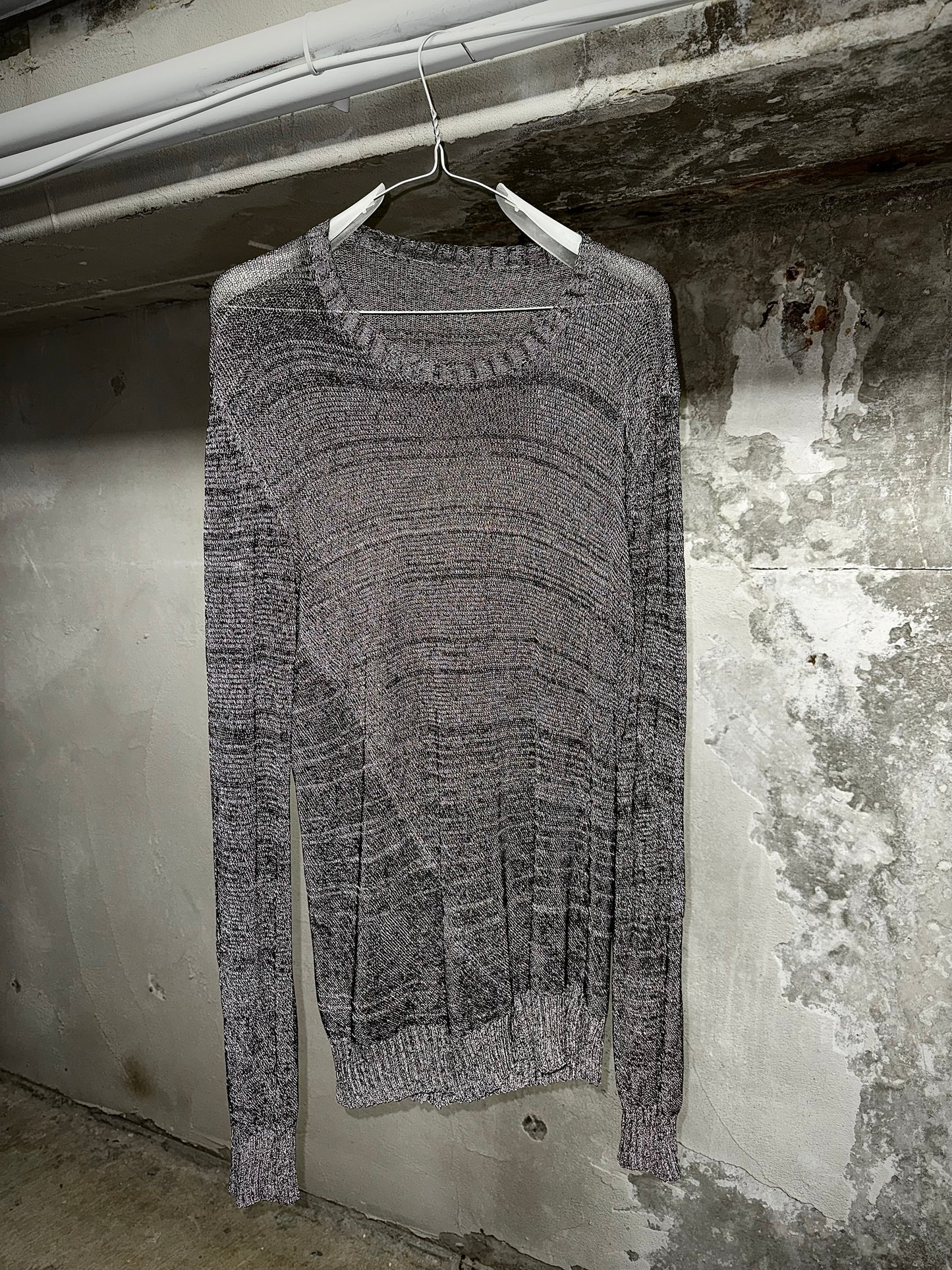 DEEPTI Collection °022-023 'K-164 LUX-96L' Reflective Longsleeve Knit detail | DRIEW GARMENTS