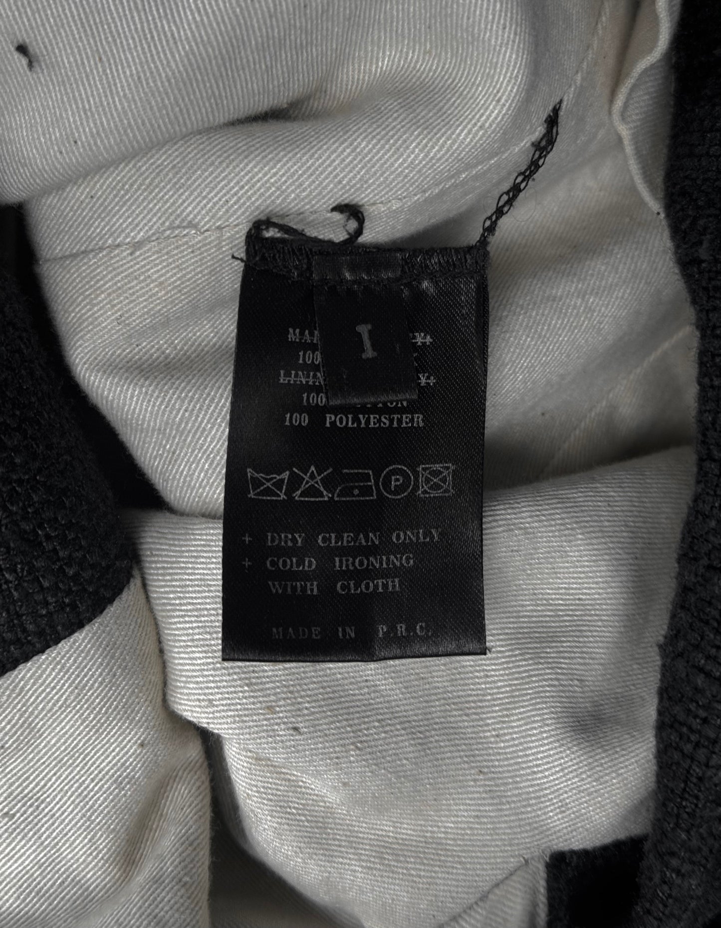 Aleksandr Manamïs Charcoal Grey Raw Silk Frayed Hem Coat