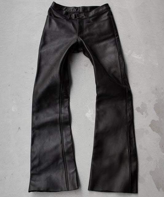 Kadoya K’s Leather 00s Bootcut Leather Motorcycle Pants