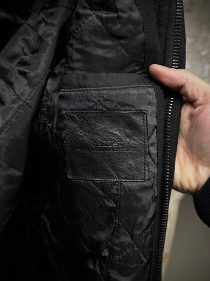 ballet by Isamu Katayama "BACKLASH" Fox Fur Hooded Hybrid Cow Leather Sleeves Field Jacket