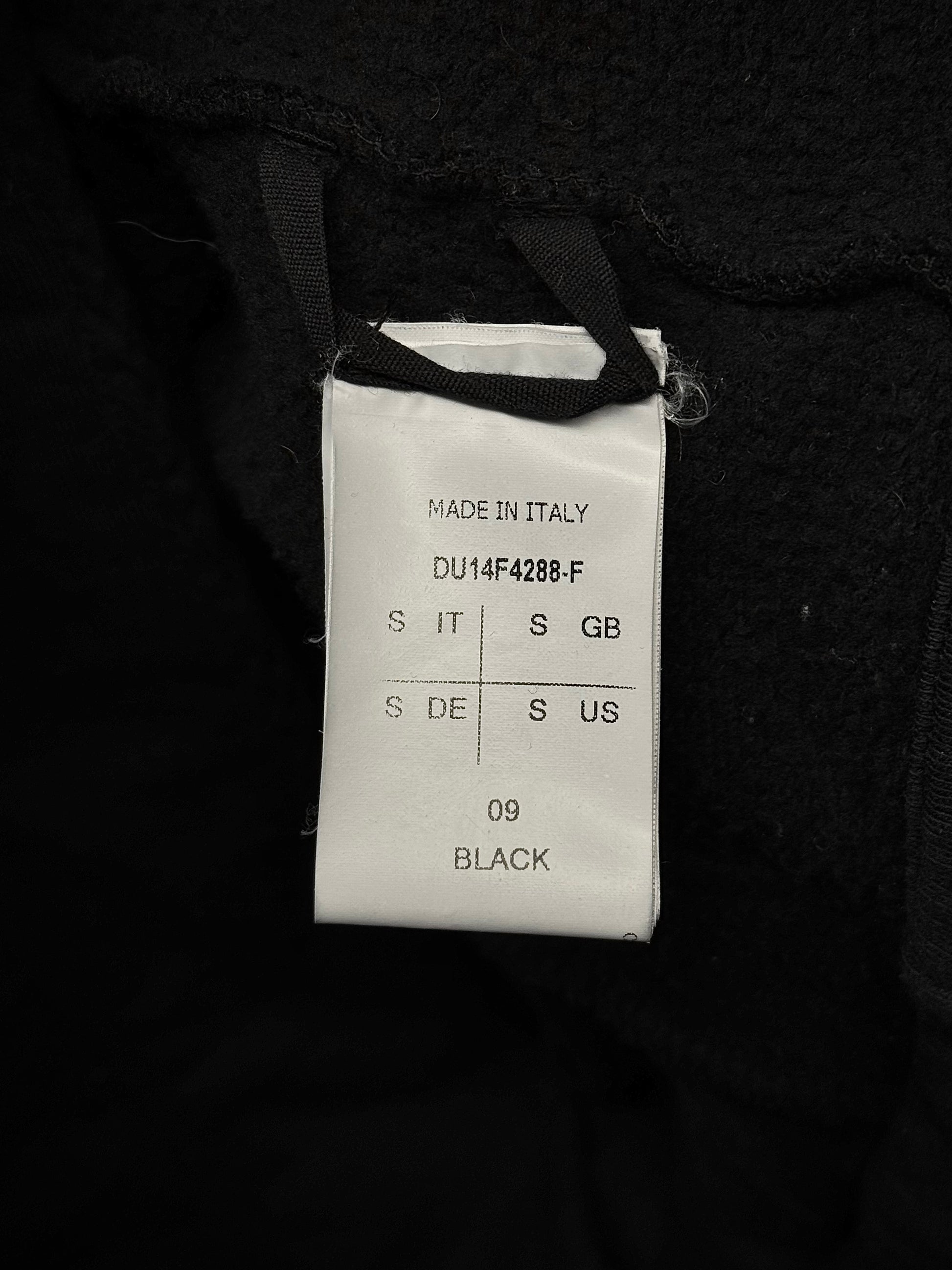 Rick Owens DRKSHDW AW14 "MOODY" Mollino Zip Up Cotton Fleece Sweater detail | DRIEW GARMENTS