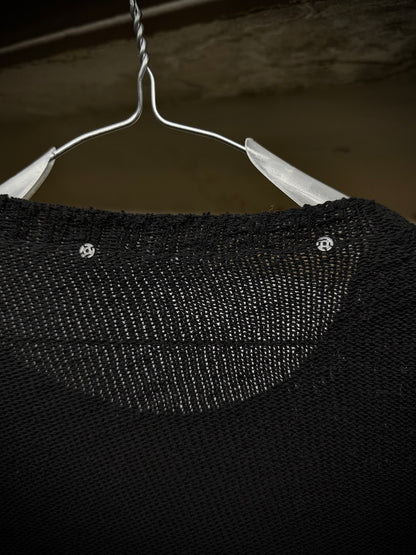 Carol Christian Poell ‘KM/2629-IN PENTASIR/10’ Seamless Round Neck Wool Knitted Sweater detail | DRIEW GARMENTS