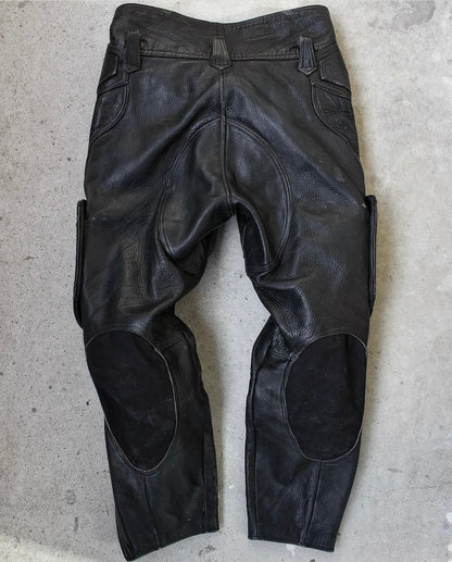 Kadoya 00s Armour Shield Cowhide Leather Motorcycle Pants