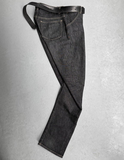 ATTACHMENT by Kazuyuki Kumagai Early 00s J-cut Indigo Denim