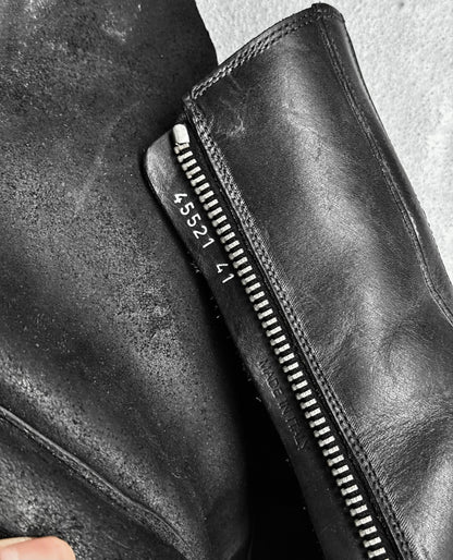 Rick Owens AW12 "MOUNTAIN" Laceless Leather Ramone Boots