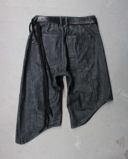 Opus78 SS24 “Slash” Denim Shorts